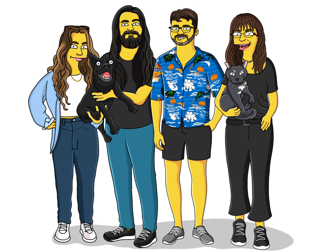 Custom Simpsons Portrait