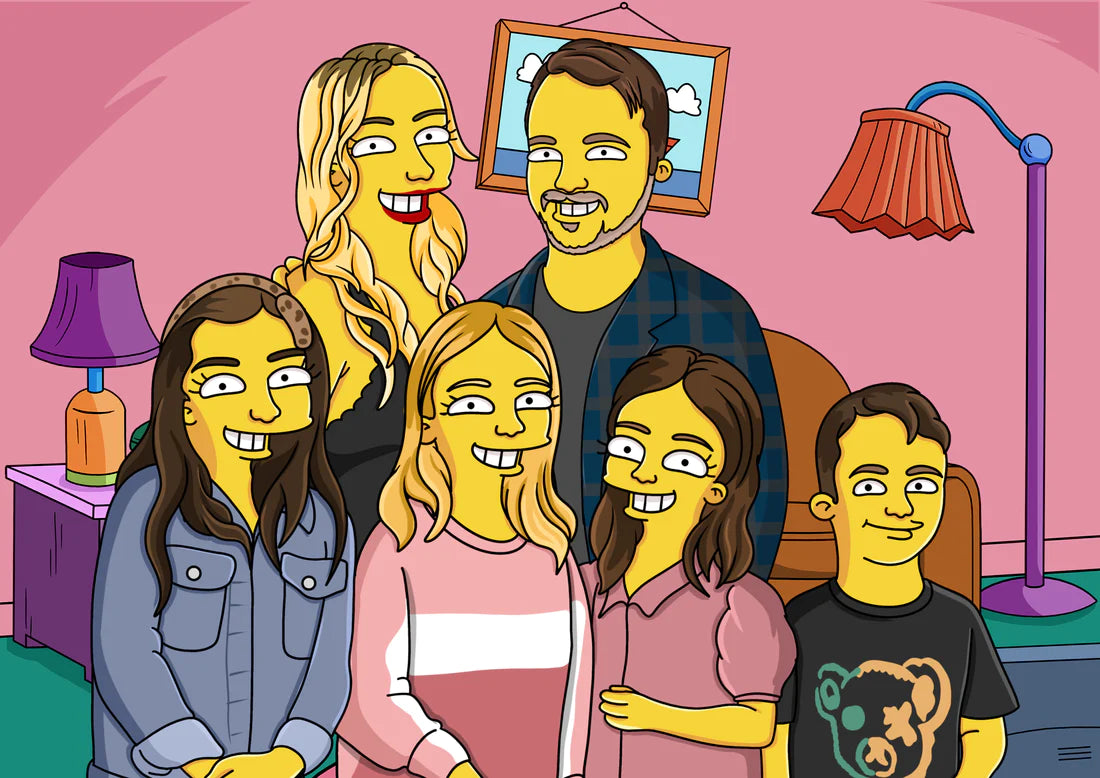 Custom Simpsons Portrait